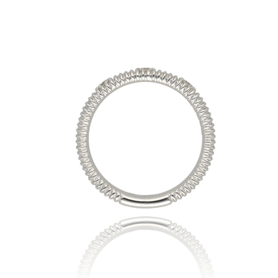 Fehér arany gyűrű 52-es méret (B42266_3I)